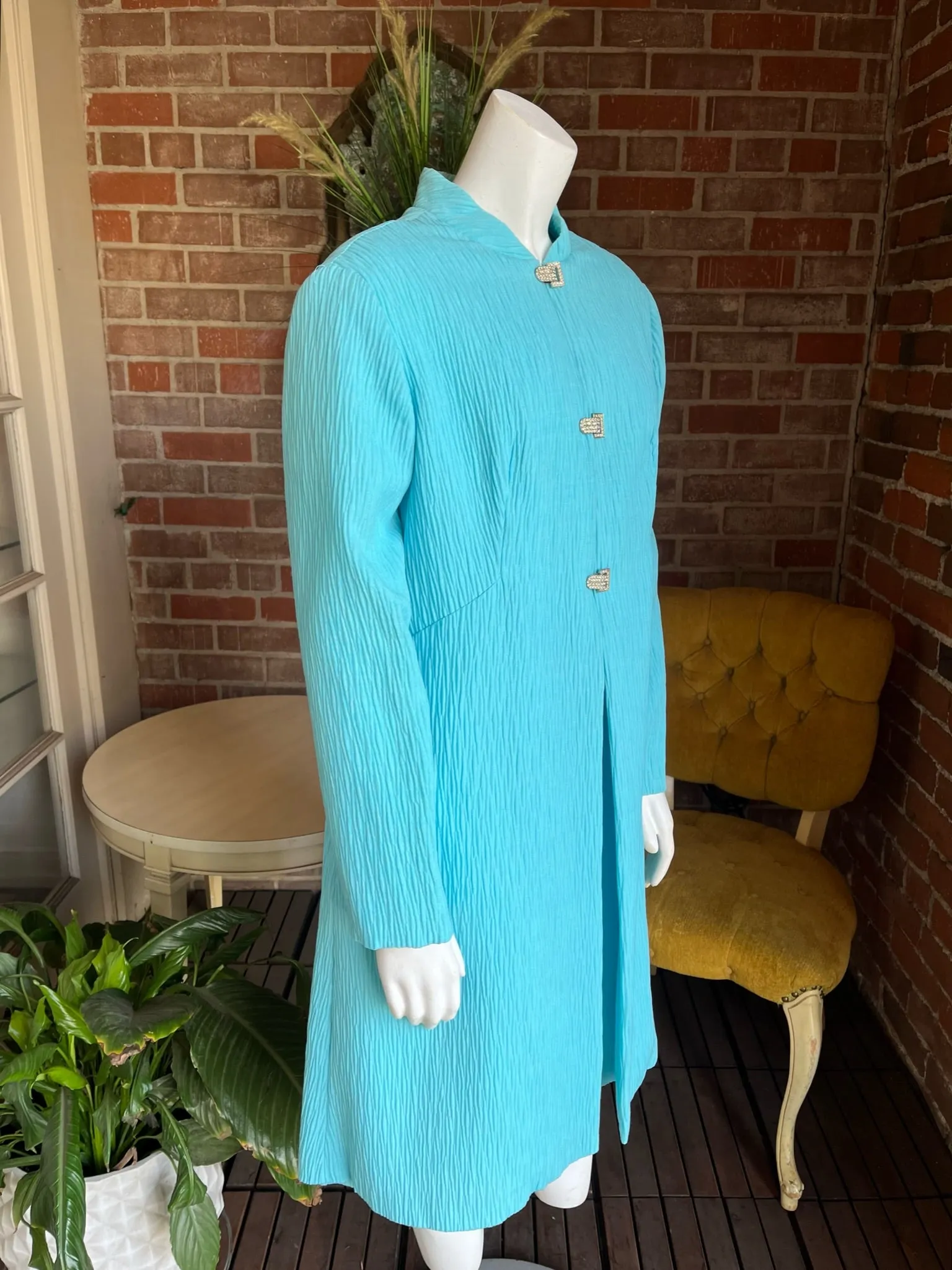 1960s Emma Domb Turquoise Set