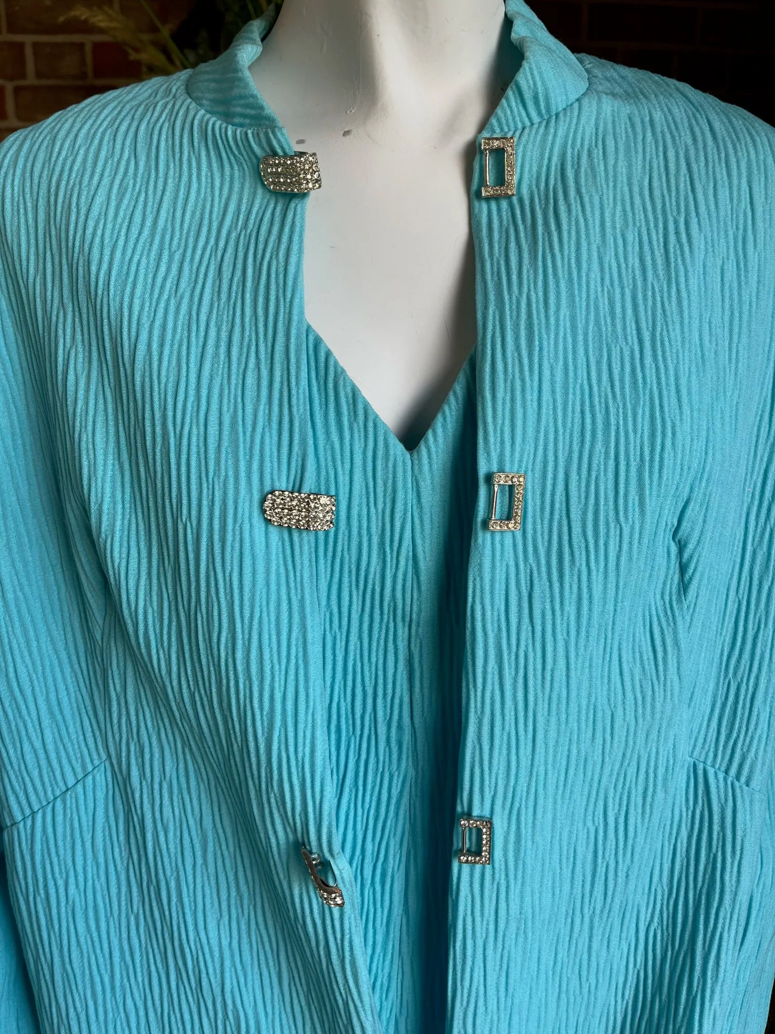 1960s Emma Domb Turquoise Set