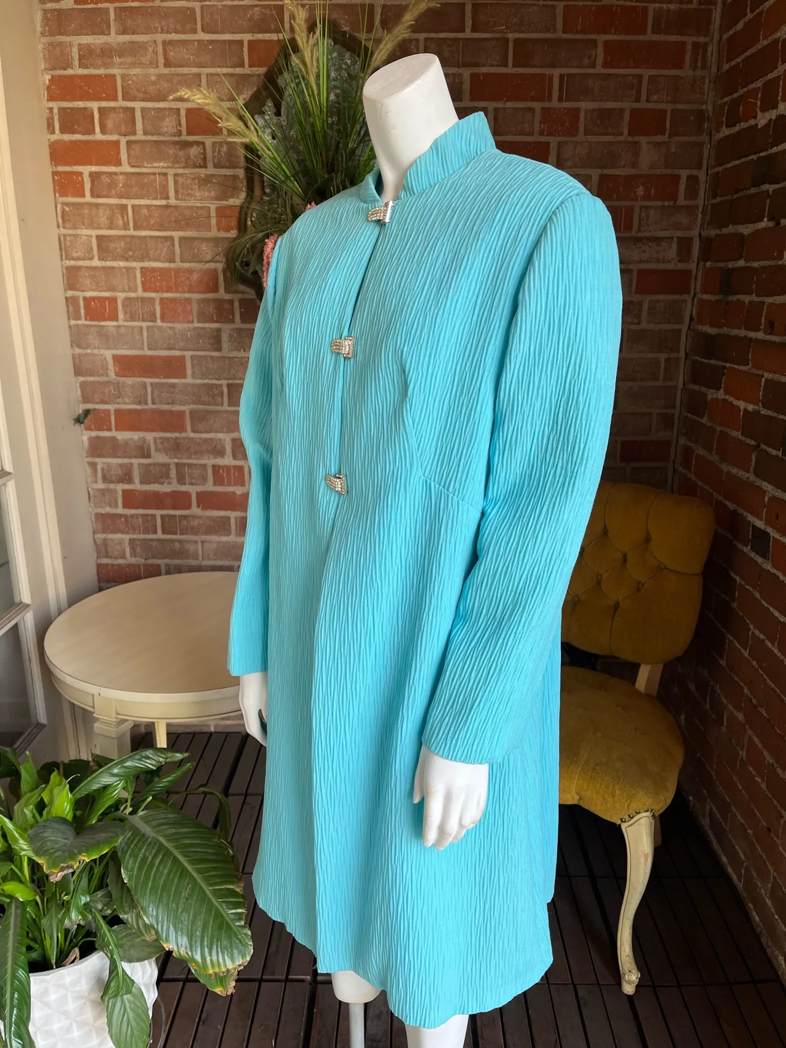 1960s Emma Domb Turquoise Set