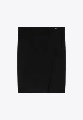 4G Wool Knee-Length Skirt