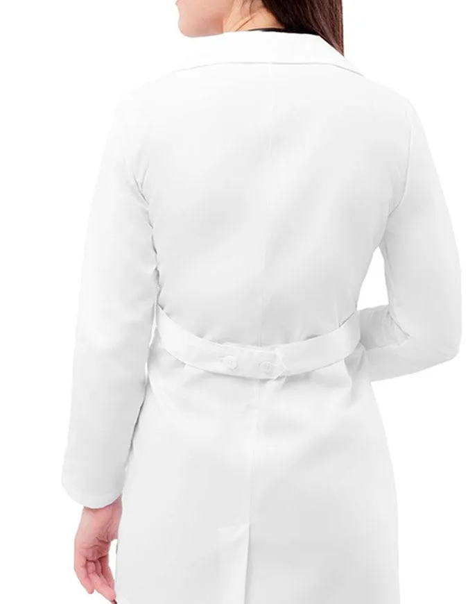 Adar 33 Inch Universal Women's Adjustable Belt Lab Coat