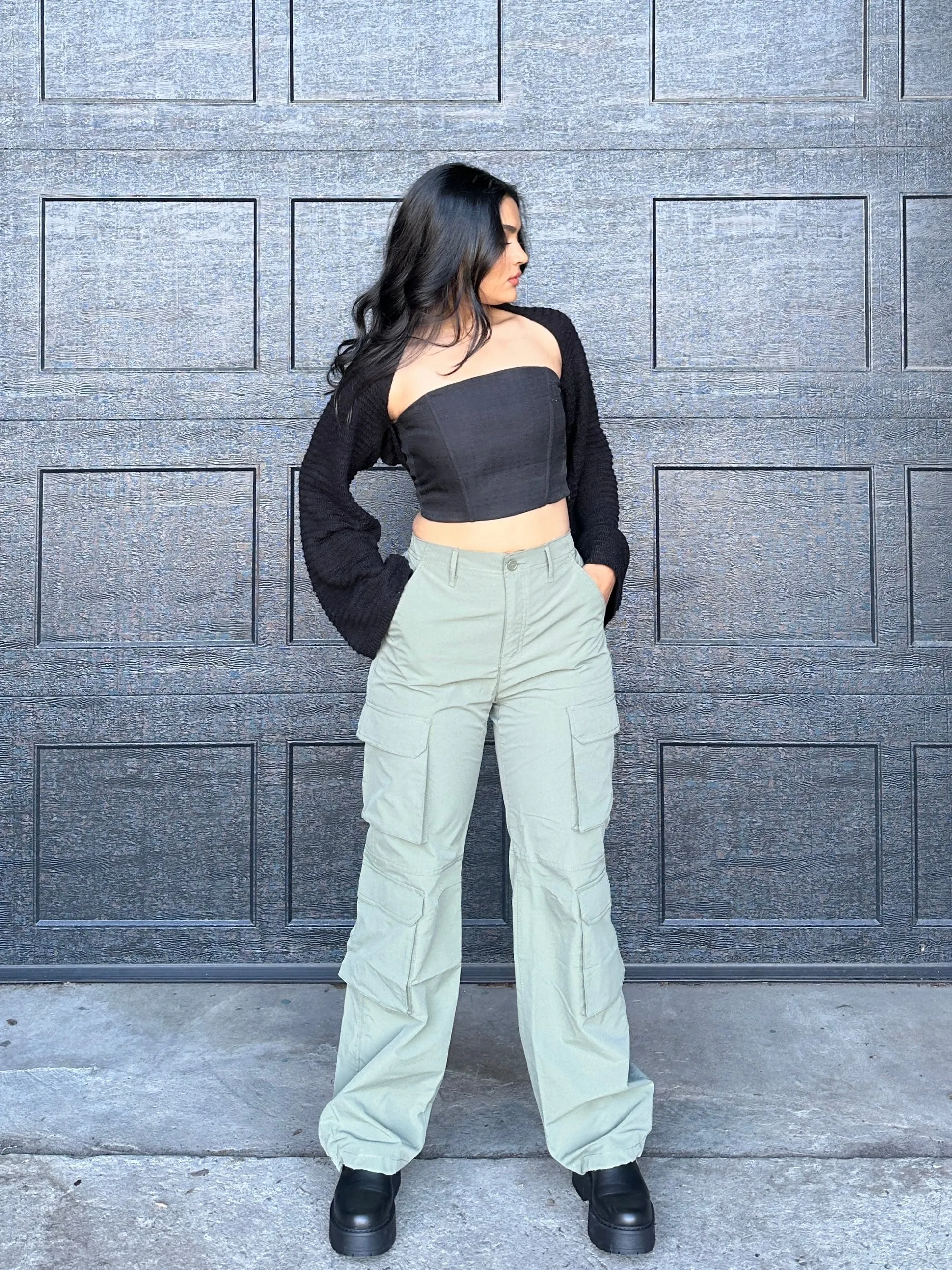 Always On Top Cargo Pants Olive