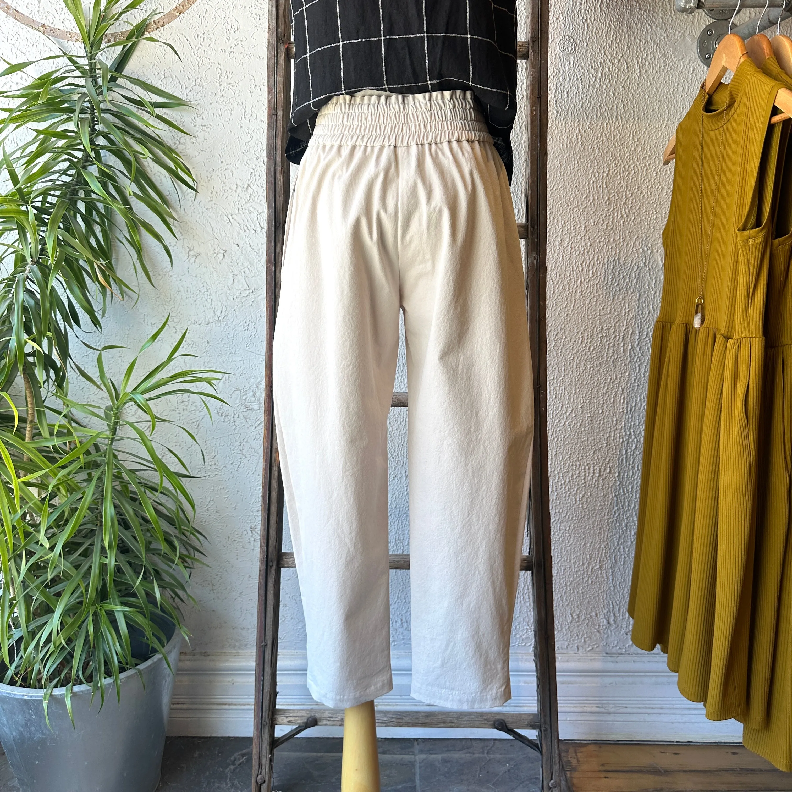 Amanda Moss //  Priscilla Pants Cream