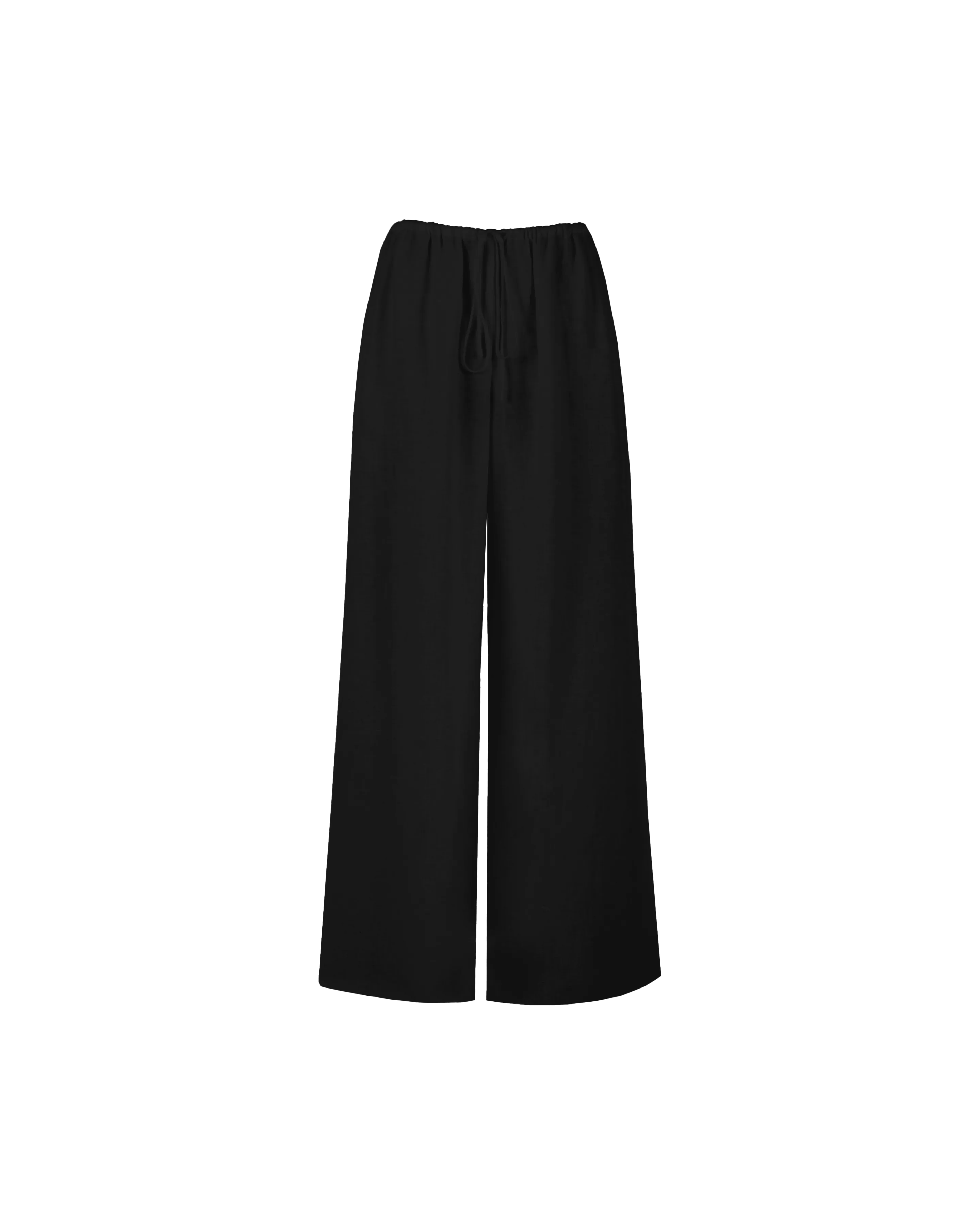 ANDIE LINEN PANT BLACK