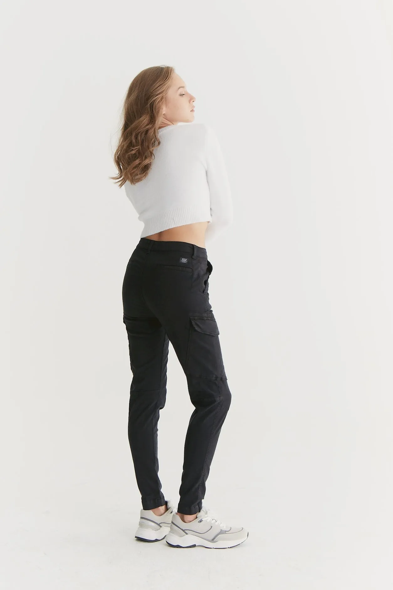 Angel - High Waist Slim Fit Cargo - Winter Black