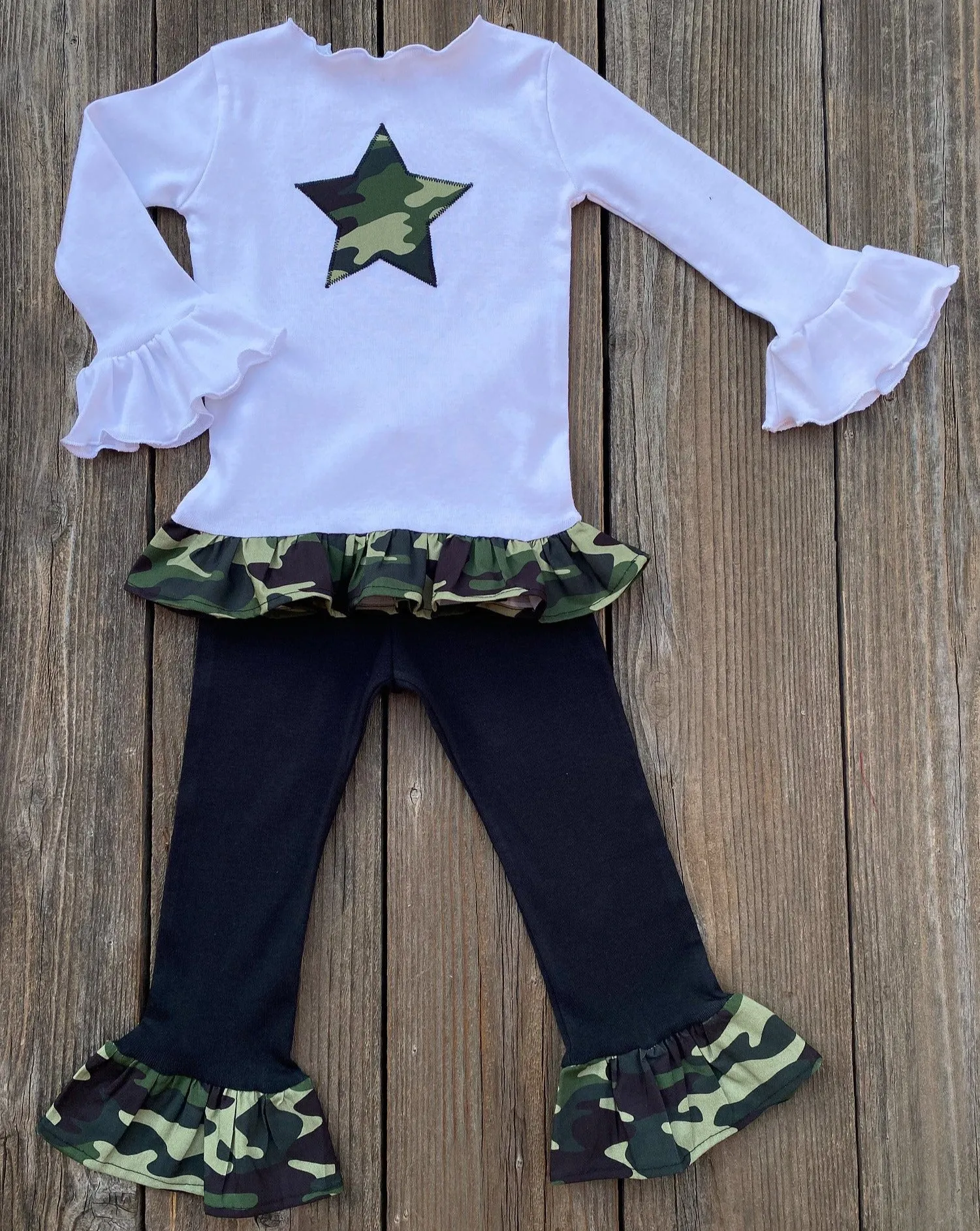 Army Camouflage Girl Outfit