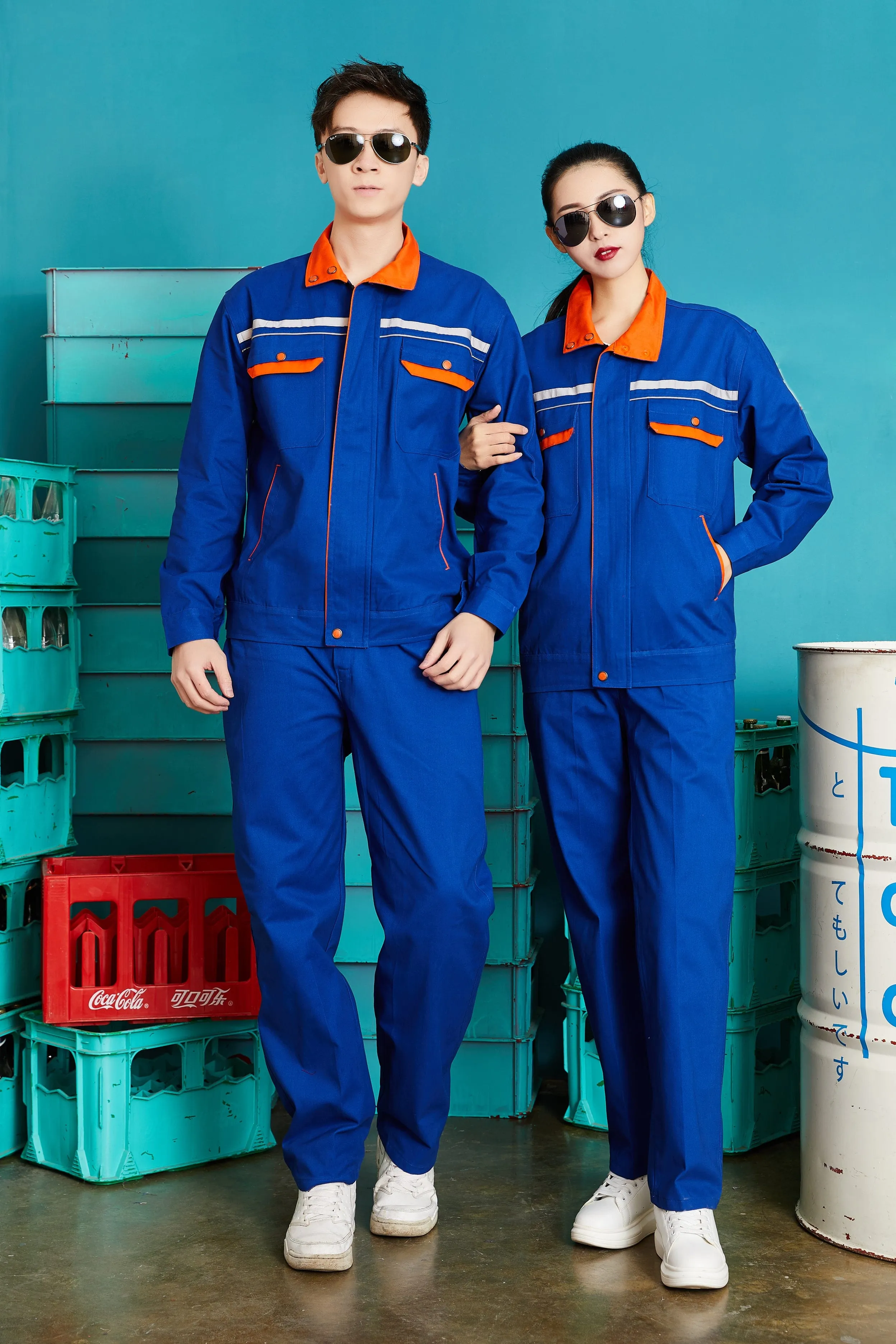 Autumn and winter long-sleeved pure cotton series workwear SD-PC-W1504