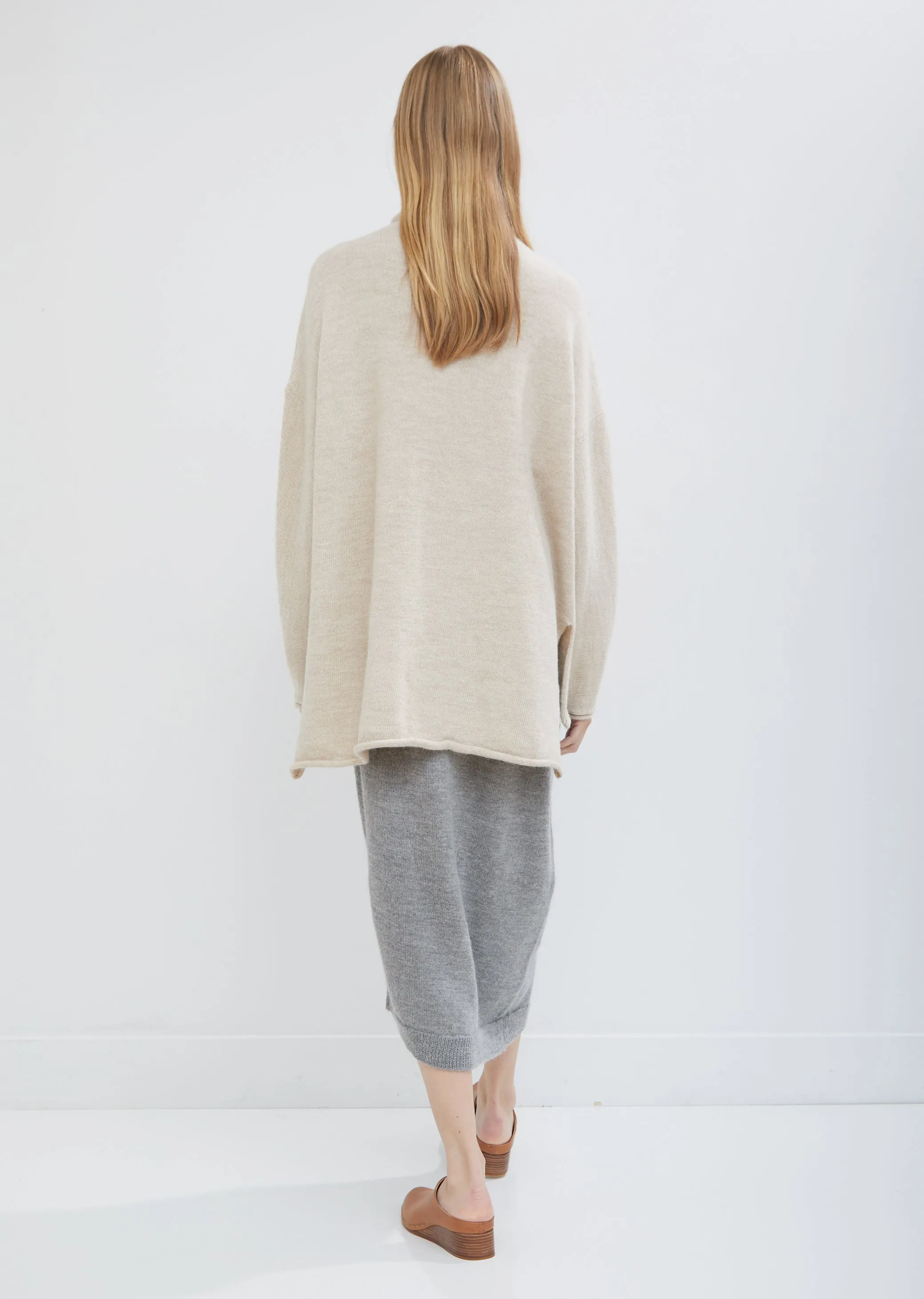 Baby Alpaca Wool Oversized Rollneck