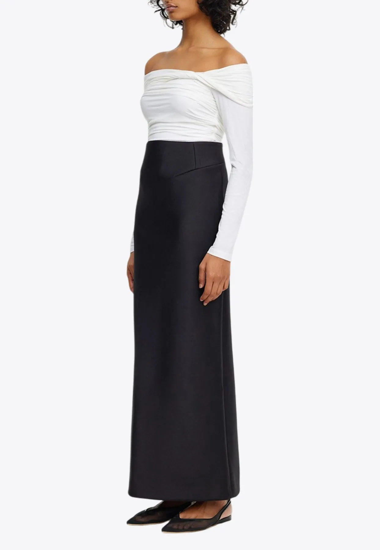 Balderstone High-Rise Maxi Skirt