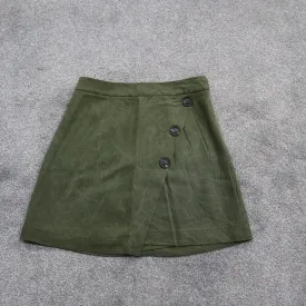 Banana Republic Womens Straight & Pencil Skirts Button Pull On Green Size 0