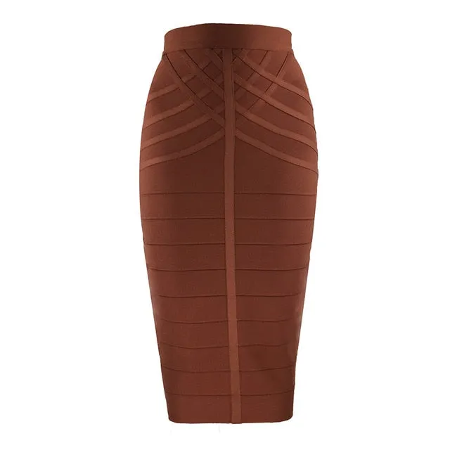 Bandage body-con Midi Skirt