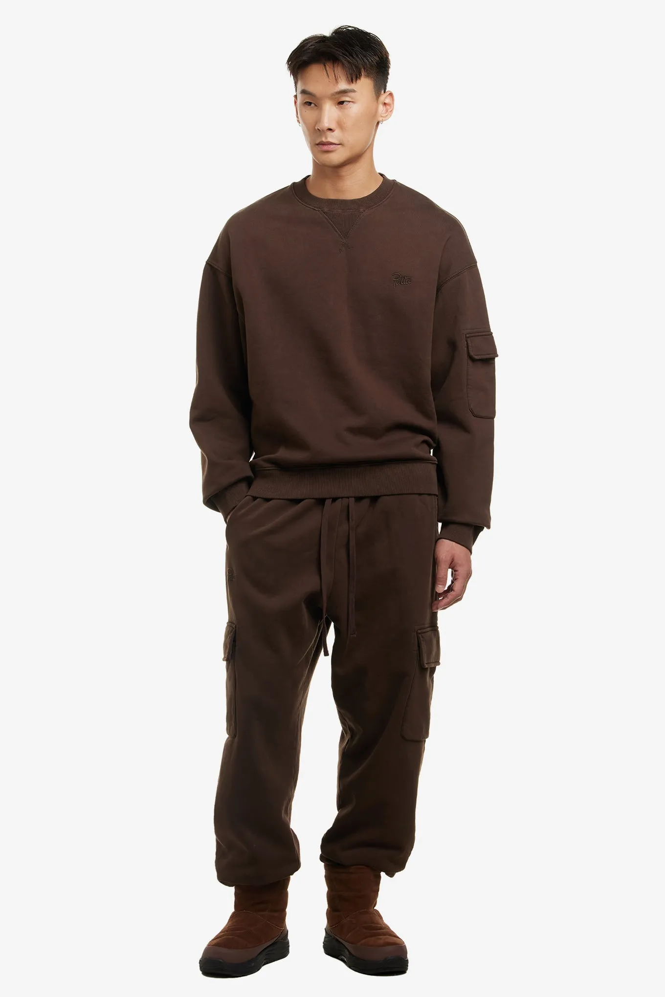 BASIC PIGMENT DYE CARGO JOGGING PANTS