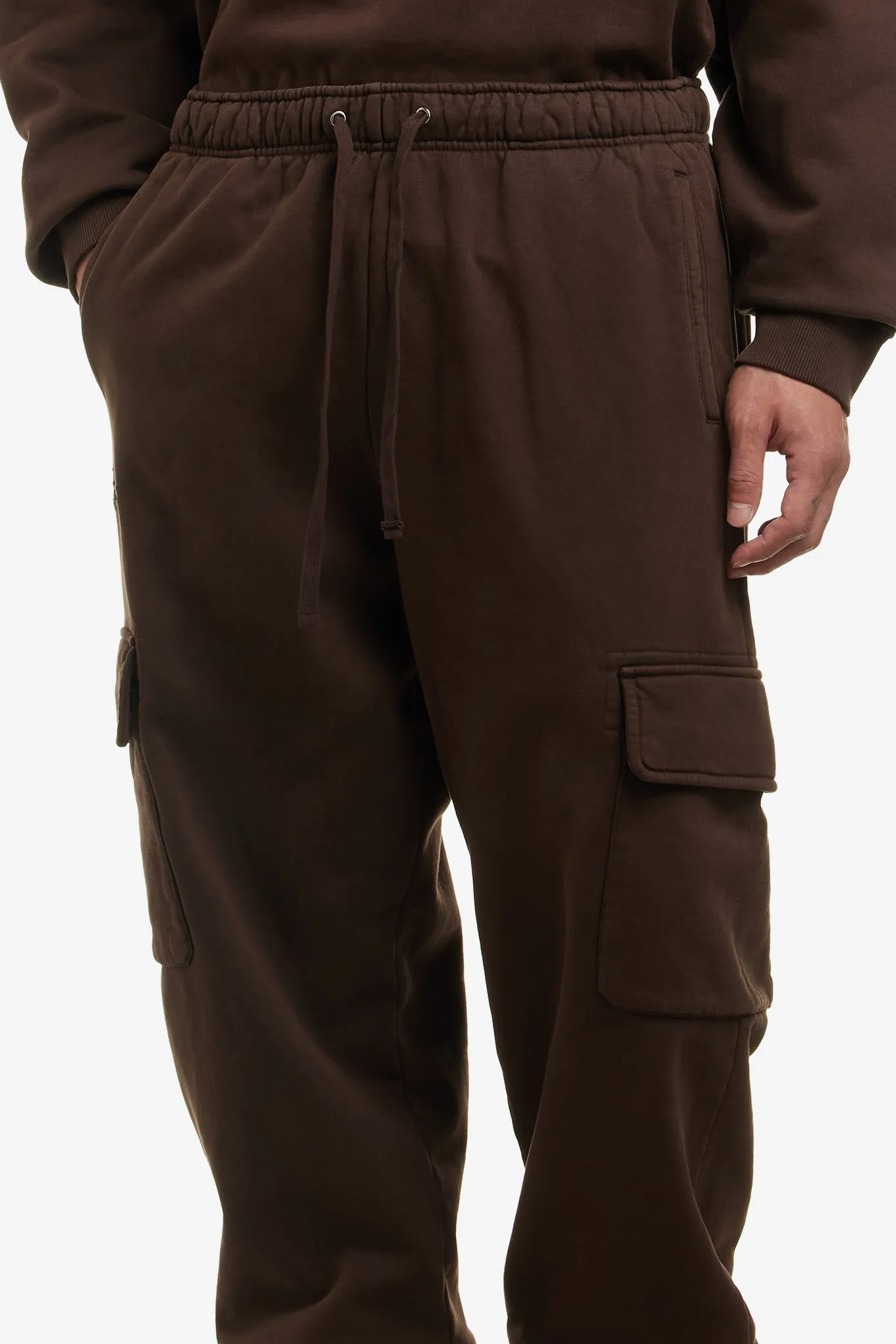 BASIC PIGMENT DYE CARGO JOGGING PANTS