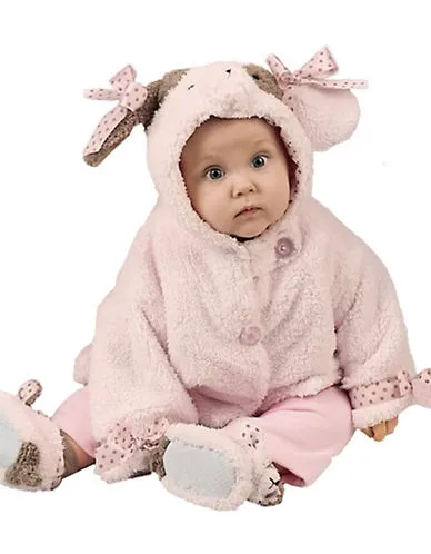 Bearington Baby Collection Pink Wiggles Baby Coats, Bibs, 2 sizes 6-12 Months, 12-24 Months