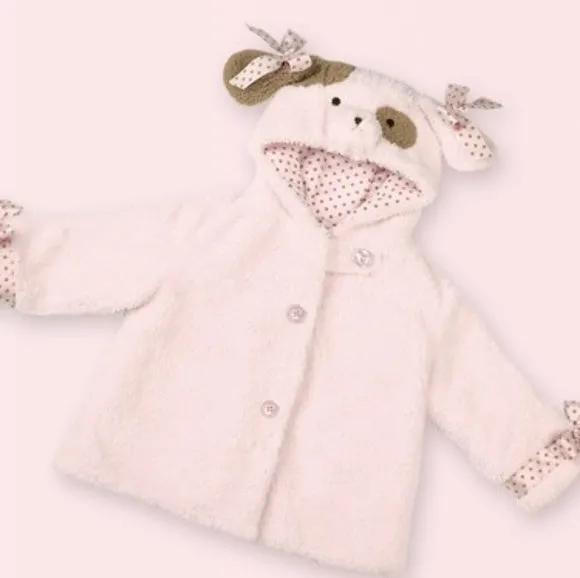 Bearington Baby Collection Pink Wiggles Baby Coats, Bibs, 2 sizes 6-12 Months, 12-24 Months