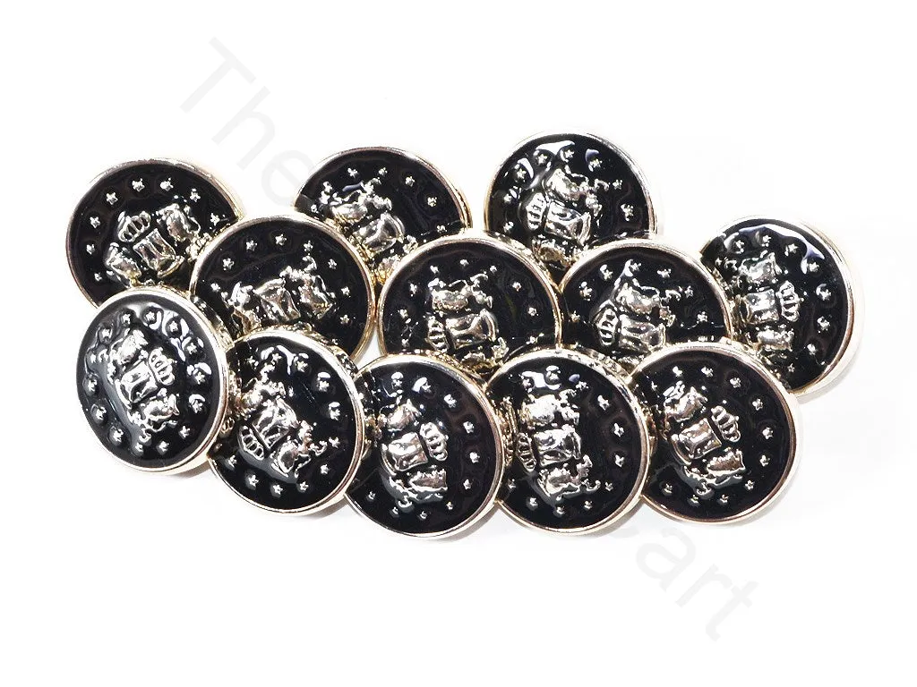 Black Royal Coat Buttons