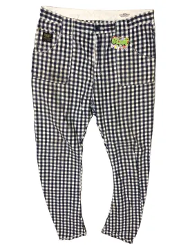 Black/White Checkered Pant by Double Name