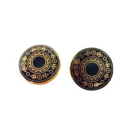 Blue Gold Designer Metal Suit Buttons