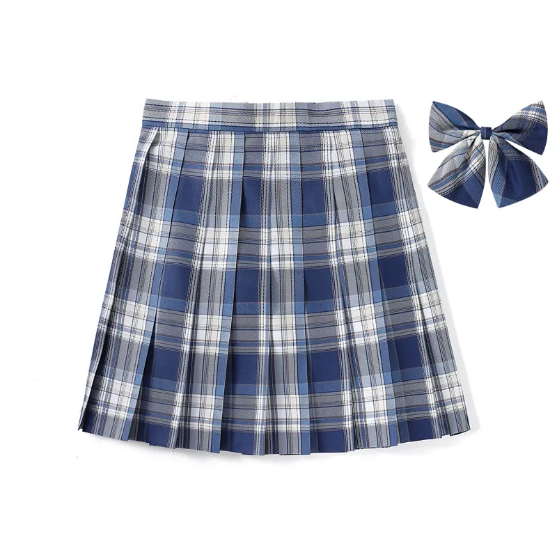 Blue Sea JK vintage plaid uniform skirt