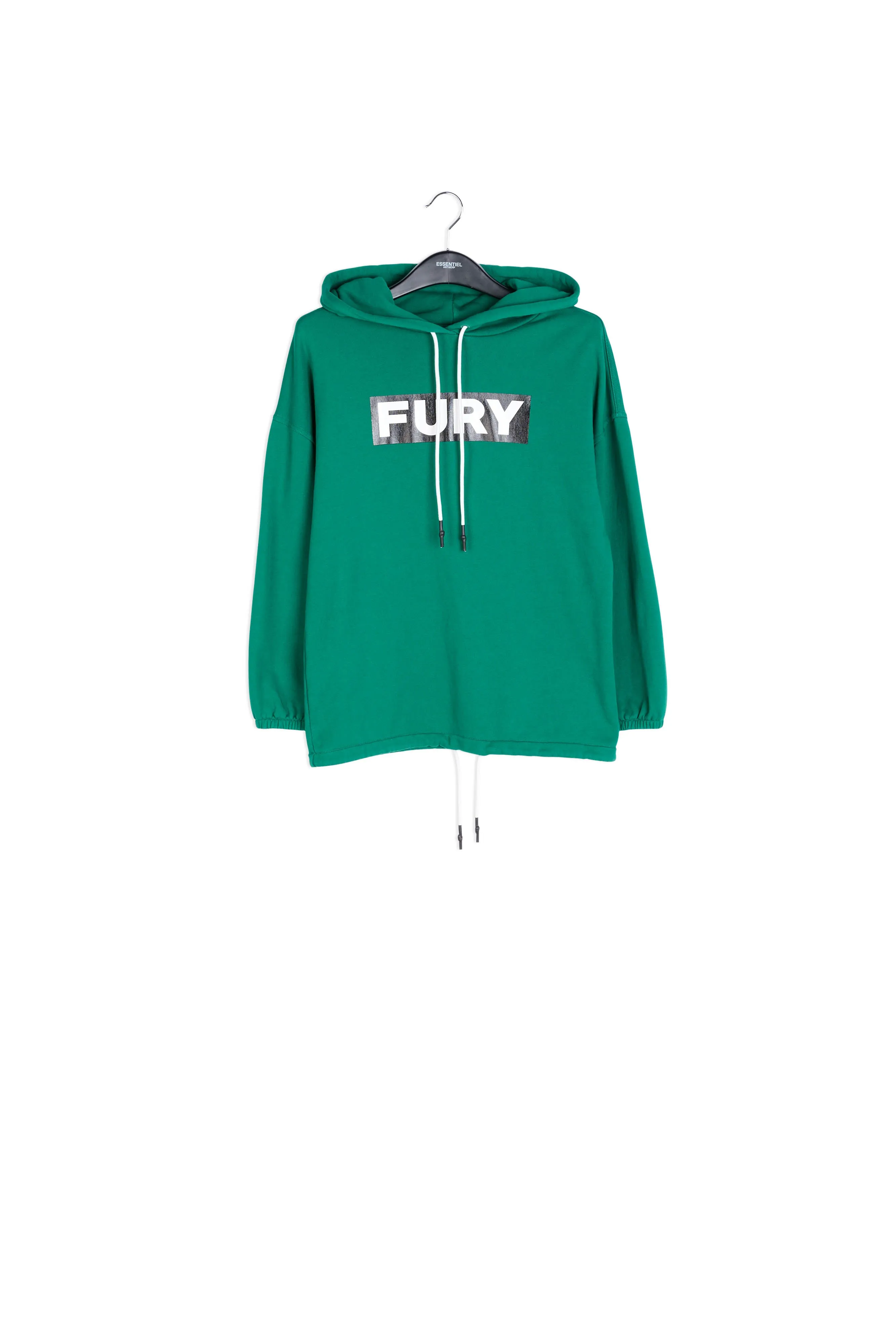 Bottle green cotton-jersey 'Fury' sweatshirt