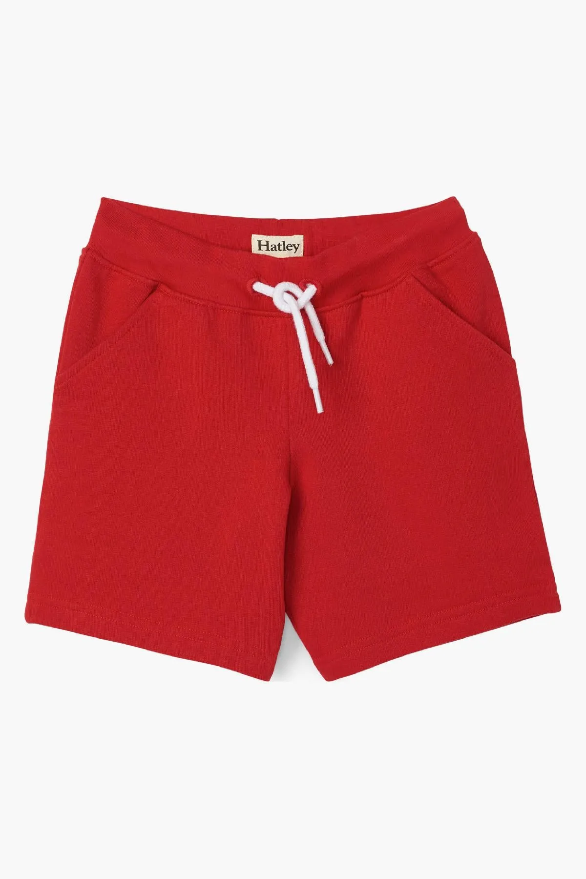 Boys Shorts Hatley French Terry - Red (Size 5 left)