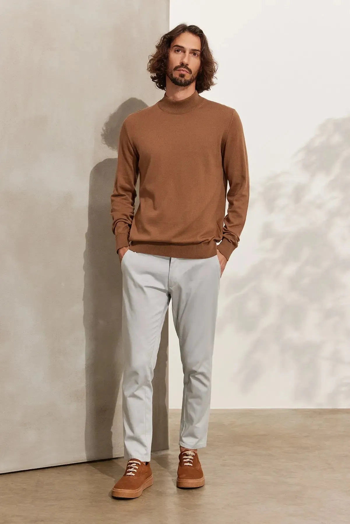 Brown Clark Men's Knitwear