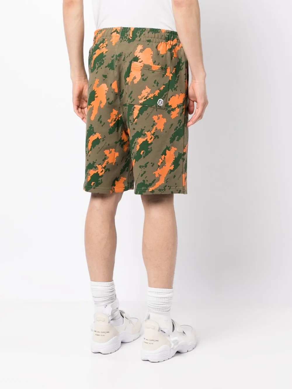 Camouflage-Print Cotton Bermuda Shorts