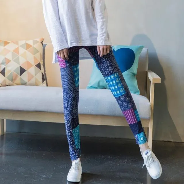 Camouflage Print Elastic Fitness Casual Leggings