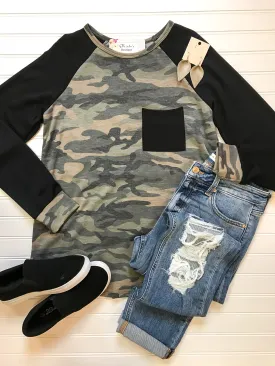 Camouflage Raglan