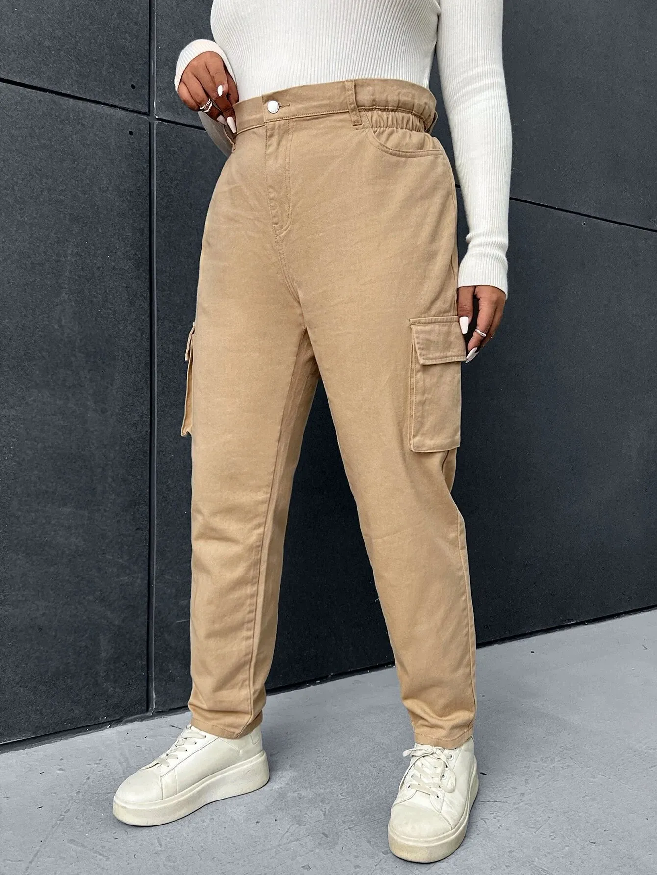 Cargo Jeans With Side Pockets