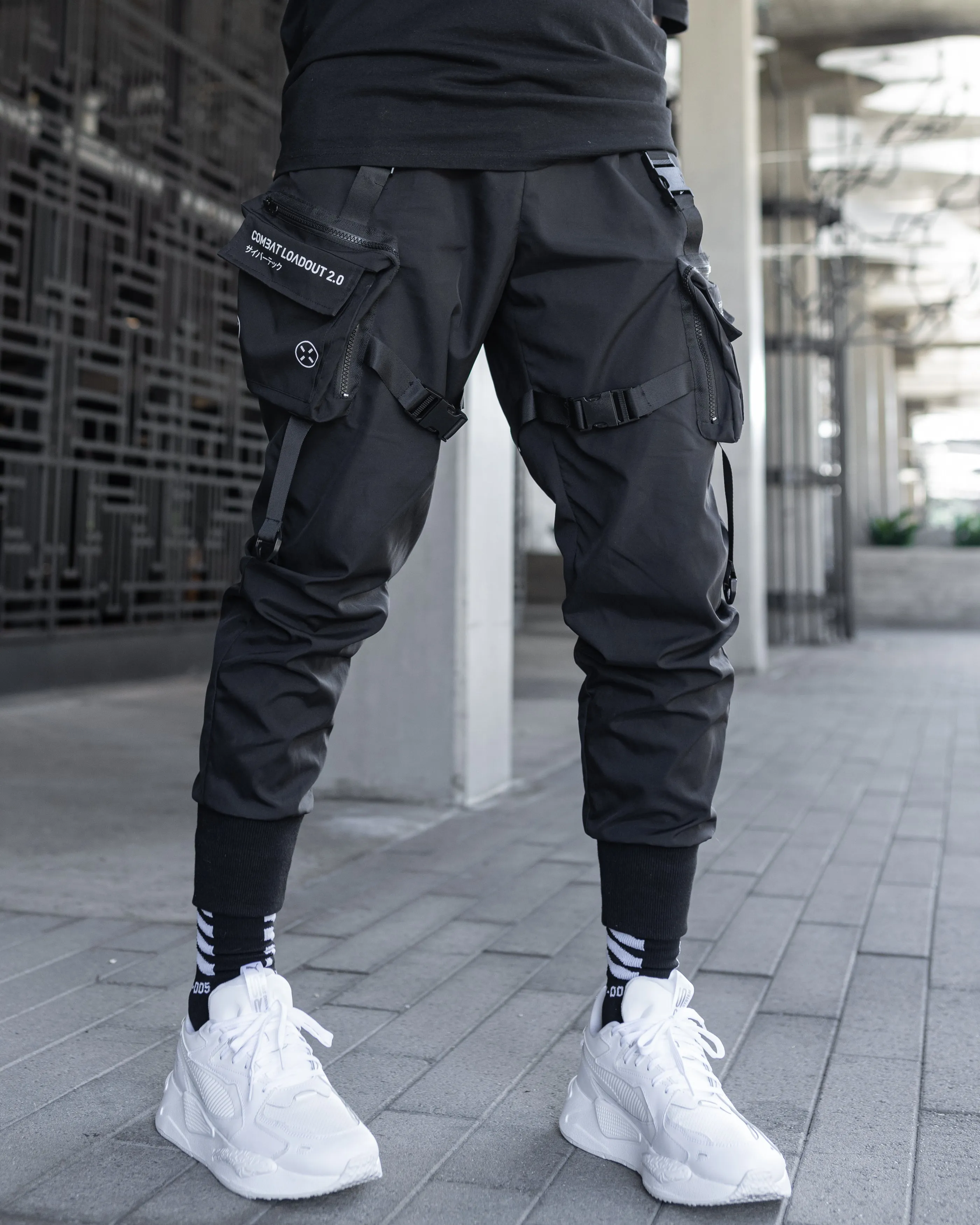 CG-Type 10F Black Cargo Pants