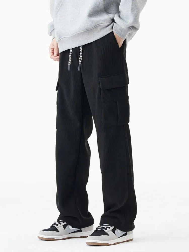 Corduroy Fleece Liner Cargo Pants