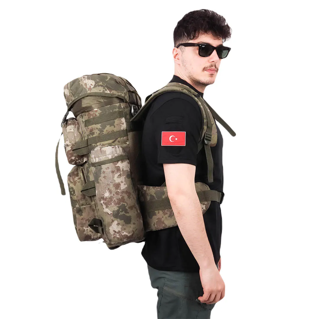 CRW Camouflage Camping Military Operation Backpack - 90 Liter Bag