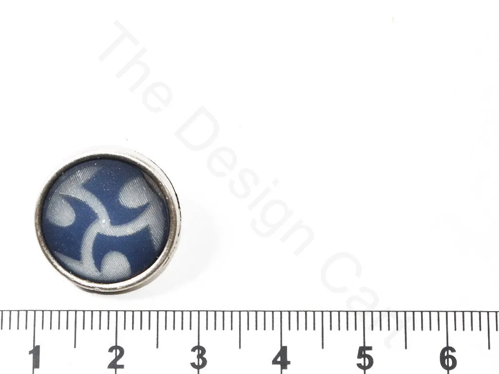 Dark Blue Matte Designer Coat Buttons