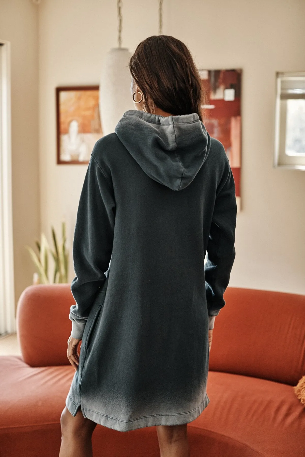 DEKOTA OMBRE HOODIE DRESS