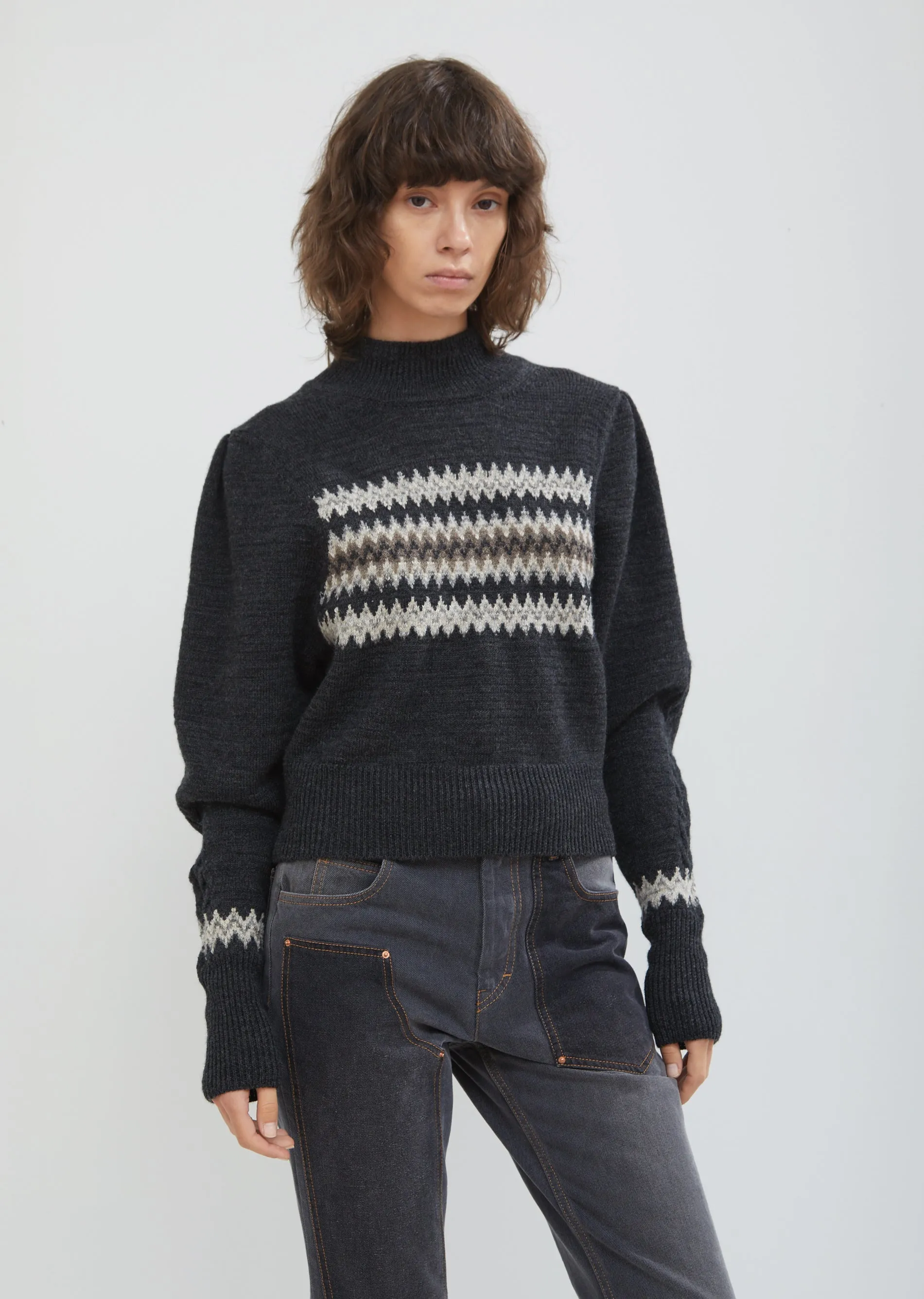 Demie Mock Neck Sweater