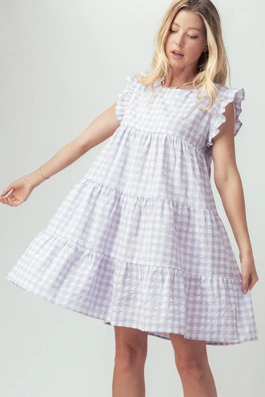 DENISE DRESS - LILAC