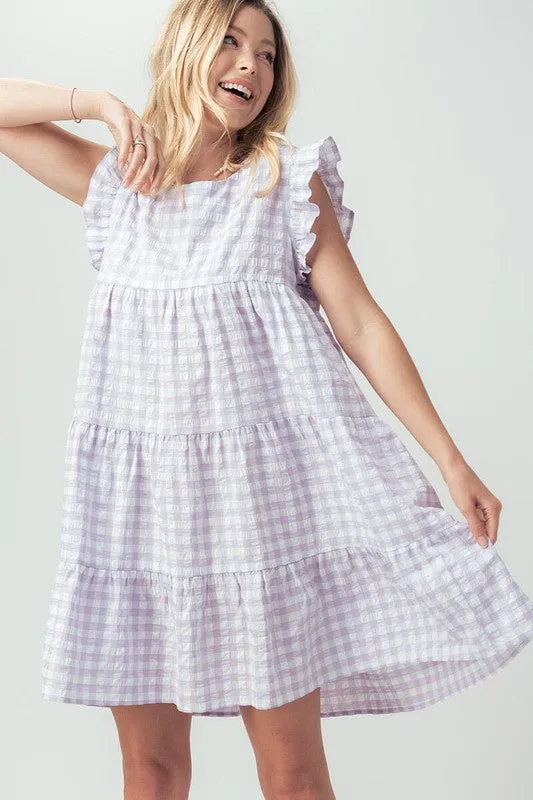 DENISE DRESS - LILAC