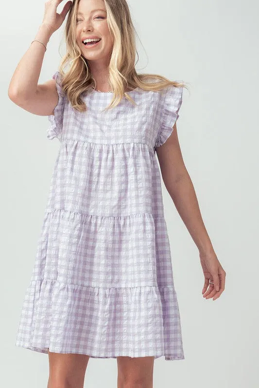 DENISE DRESS - LILAC