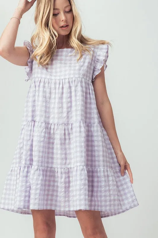 DENISE DRESS - LILAC