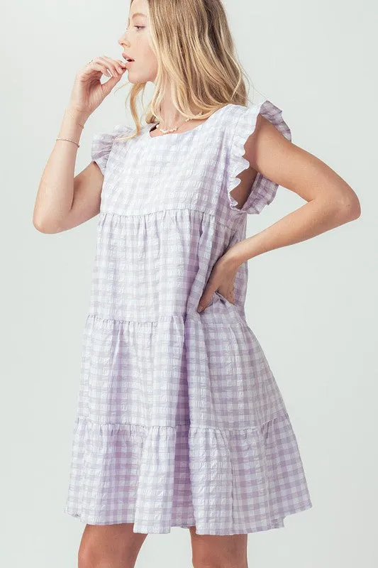 DENISE DRESS - LILAC