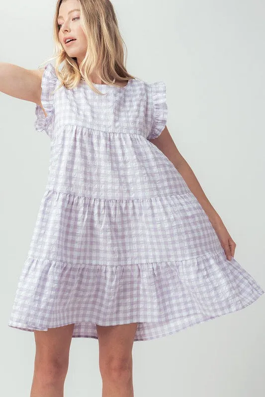 DENISE DRESS - LILAC