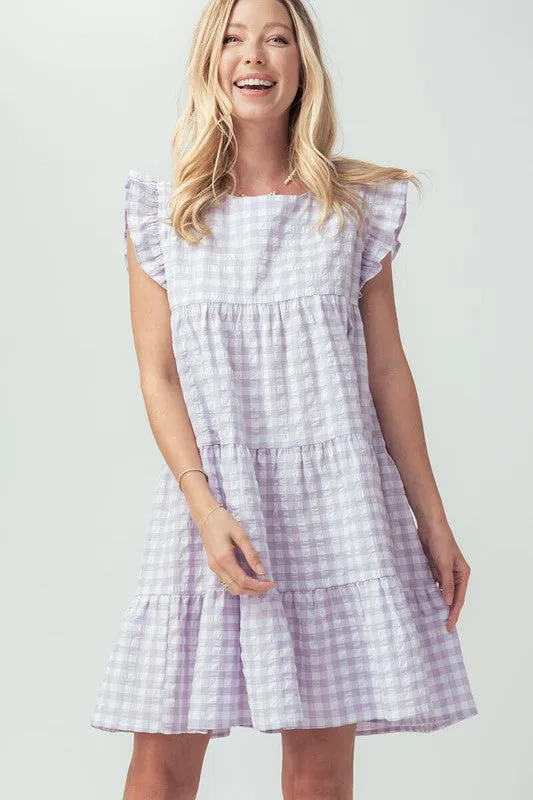 DENISE DRESS - LILAC