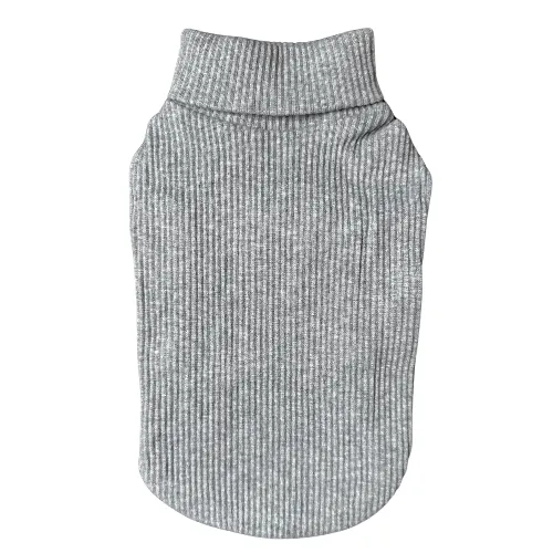 Elbow Patch Turtleneck - Grey