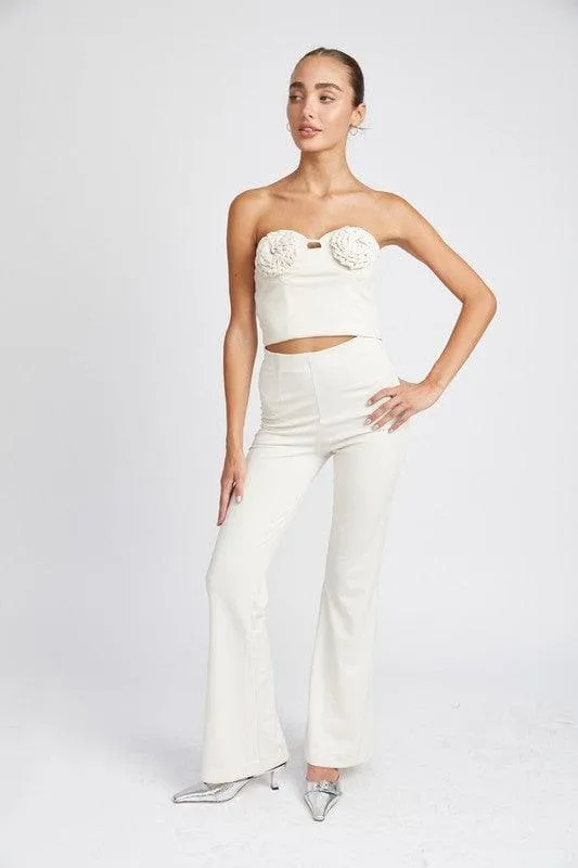 EMORY PARK High Waisted Flared Pants