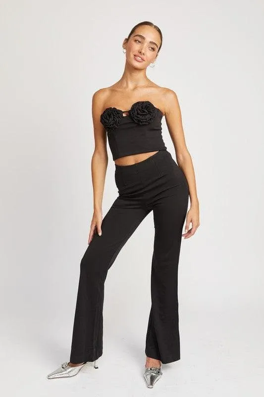 EMORY PARK High Waisted Flared Pants