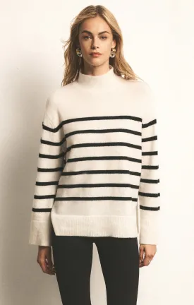 Fin Stripe Turtleneck Sweater