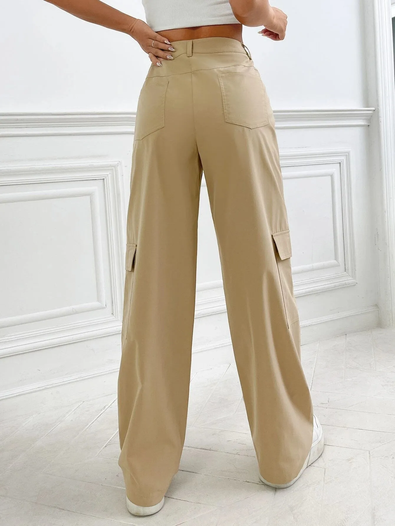 Flap Pocket  Drop Cargo Pant