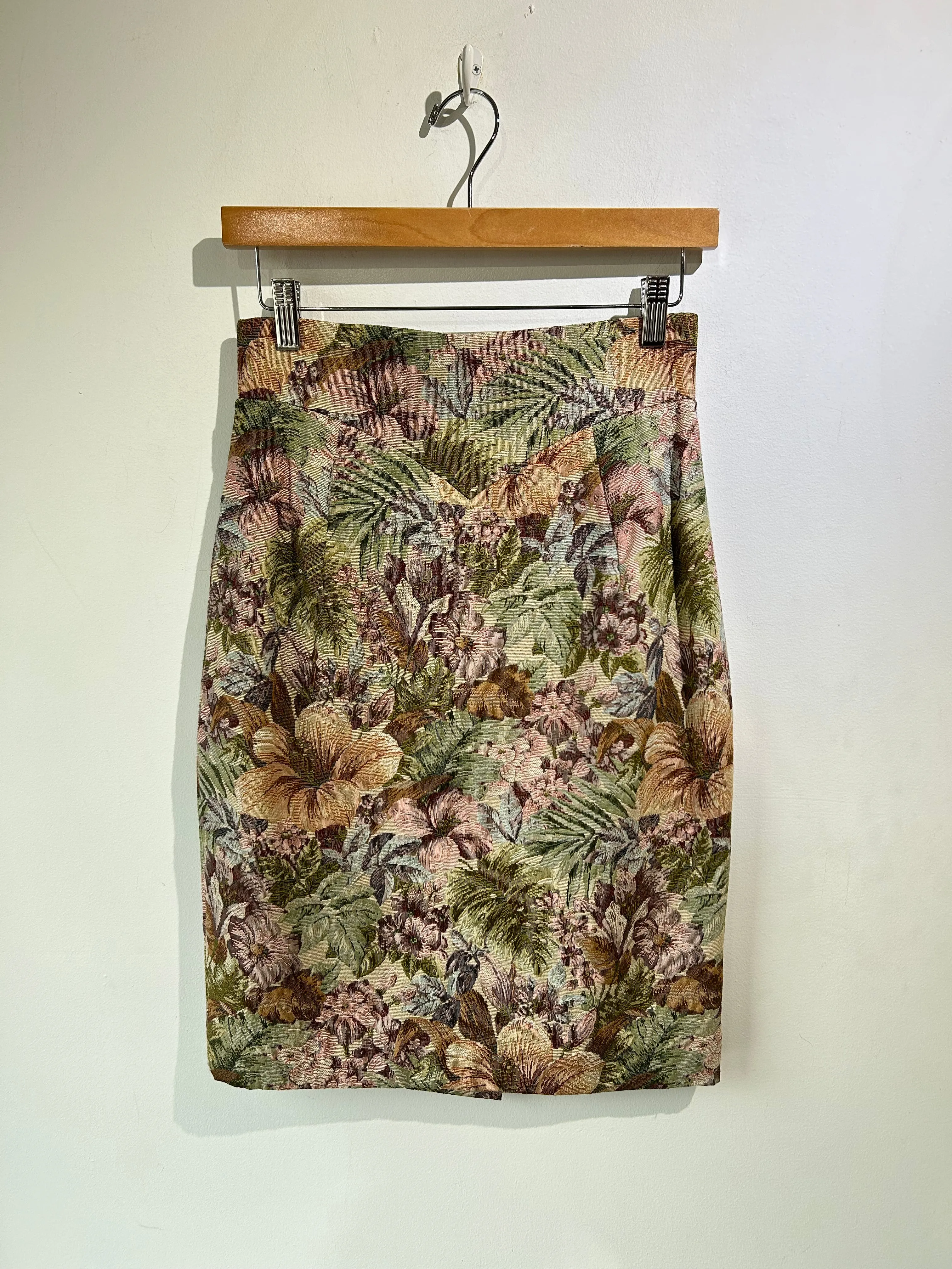 Florence Cromer Fashion Floral Pencil Skirt