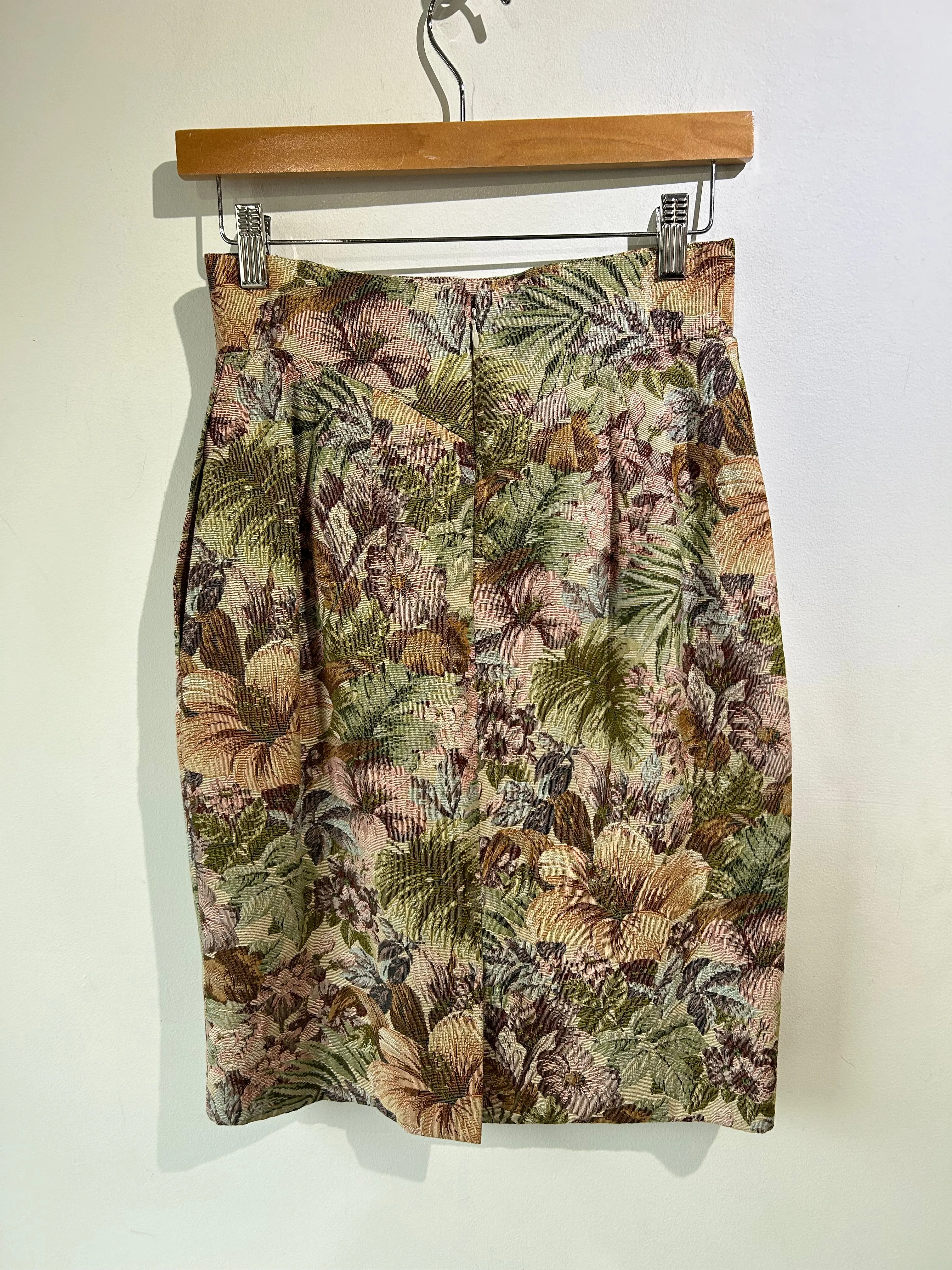 Florence Cromer Fashion Floral Pencil Skirt